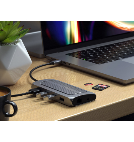 Satechi USB C Multi Port Hub HDMI 8K 30Hz • Space Gray