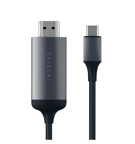 Satechi USB C to HDMI 2.0 • 4K 60Hz cable 1.8m • Space gray