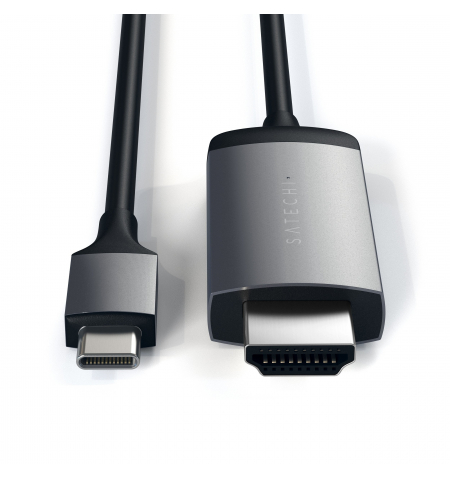 Satechi USB C to HDMI 2.0 • 4K 60Hz cable 1.8m • Space gray