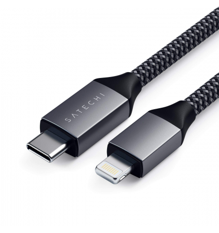 Satechi USB C to Lightning Cable 1,8m • Space Gray