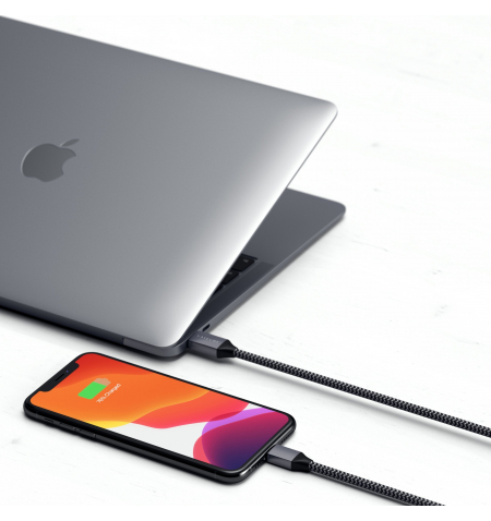 Satechi USB C to Lightning Cable 1,8m • Space Gray