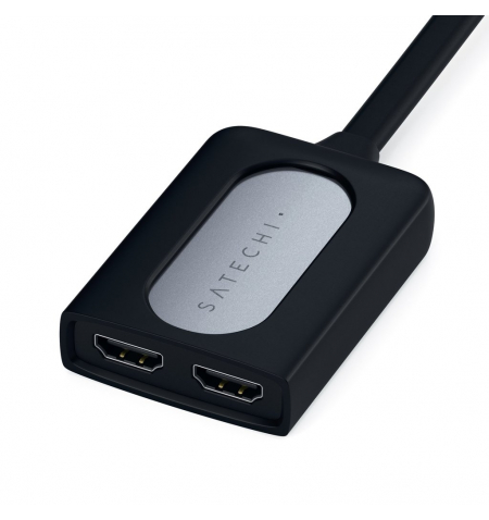 Satechi USB C Dual to HDMI Dual 4K 60Hz adapter • Sp.Gr
