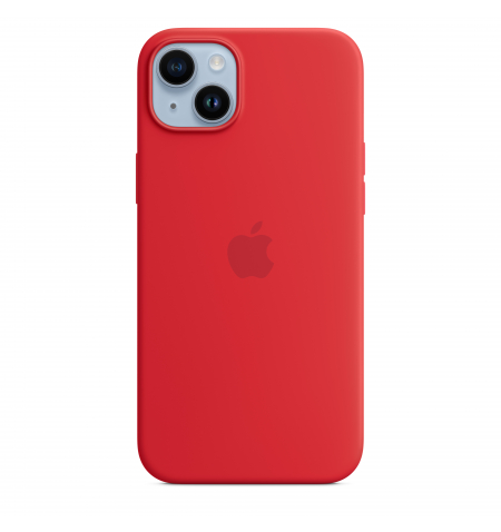 iPhone 14 Plus Silicone Case with MagSafe •  PRODUCT RED