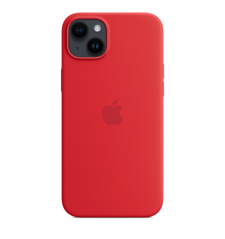 iPhone 14 Plus Silicone Case with MagSafe •  PRODUCT RED
