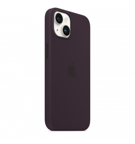 iPhone 14 Silicone Case with MagSafe • Elderberry