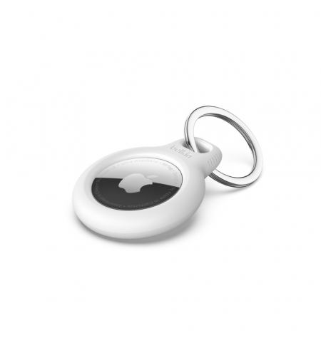 Belkin Secure Holder With Keyring for Airtag • White