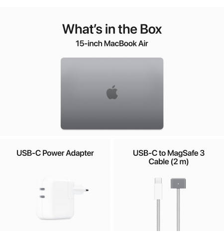 MacBook Air 15" M3 8C 16GB 512GBSSD GPU 10C FN • Sp.Gr