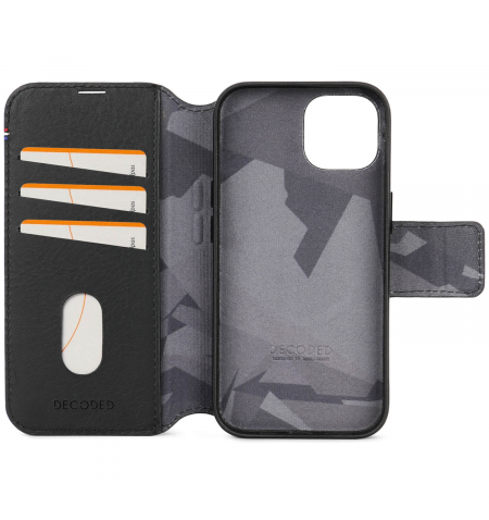 Decoded Detachable Wallet for iPhone 15 • Black