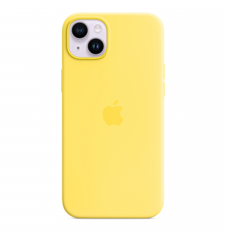 iPhone 14 Plus Silicone Case with MagSafe • Canary Yellow