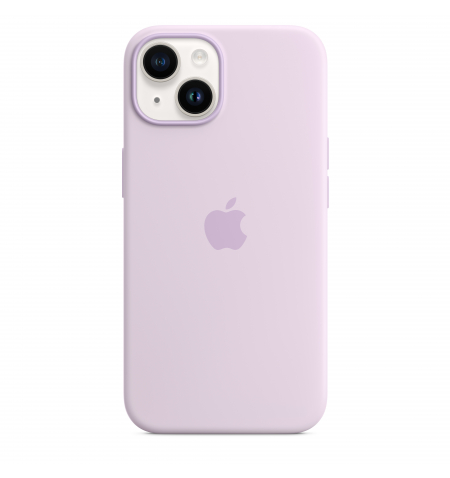 iPhone 14 Silicone Case with MagSafe • Lilac