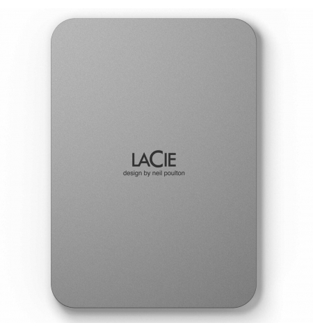 LaCie Mobile Drive USB C • 5TB • Moon Silver