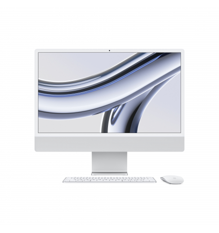 iMac 24" M3 8C 8GB 256GB GPU 10C Gbit SF Touch Num • Silver