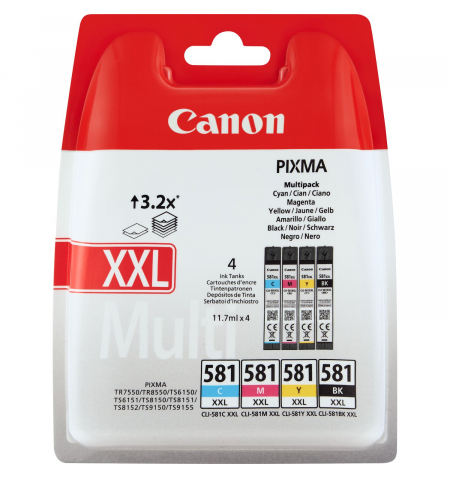 Canon Ink Cart CLI 581XXL • Multipack
