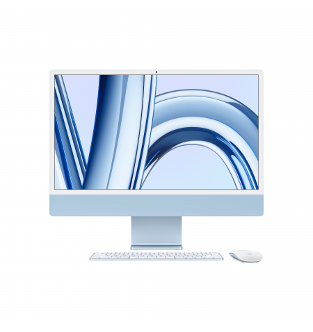 iMac 24" M3 8C 8GB 256GB GPU 10C Gbit SF Touch Num • Blue