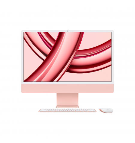 iMac 24" M3 8C 8GB 256GB GPU 10C Gbit SF Touch Num • Pink