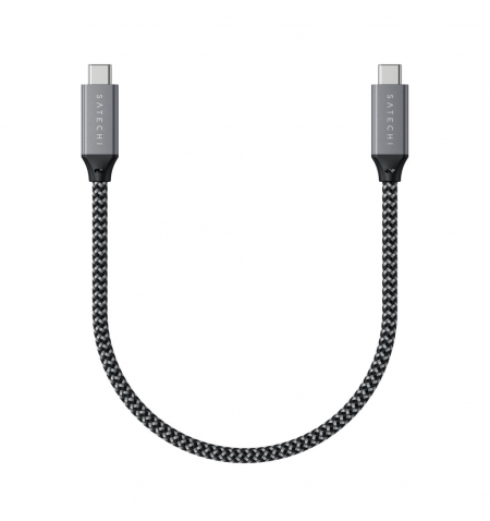 Satechi USB C to USB C 4.0 Cable 25cm • Space Gray