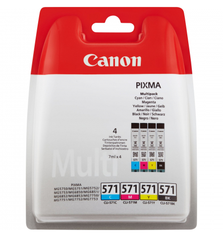 Canon Ink Cart CLI 571 • Multipack