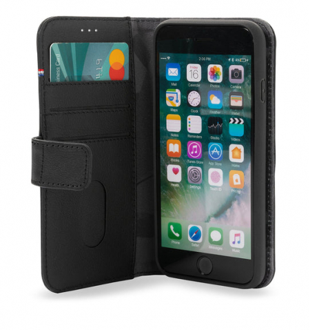 Decoded Detachable Wallet for iPhone SE2 3 • Black