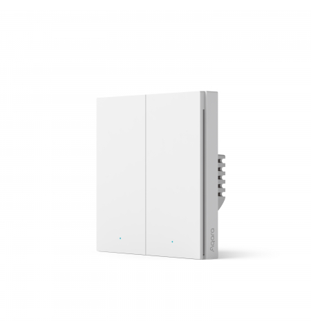 Aqara Smart Wall Switch H1 no neutral double rocker  • White